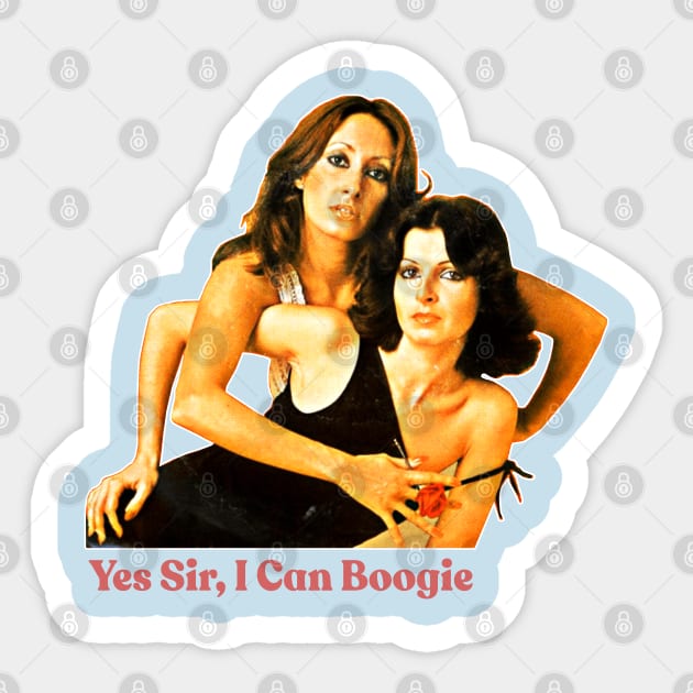 Yes Sir, I Can Boogie Sticker by DankFutura